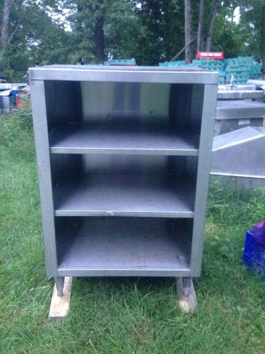Stainless Steel 3 Level Storage Cabinet 27.75&#034;x 20&#034;