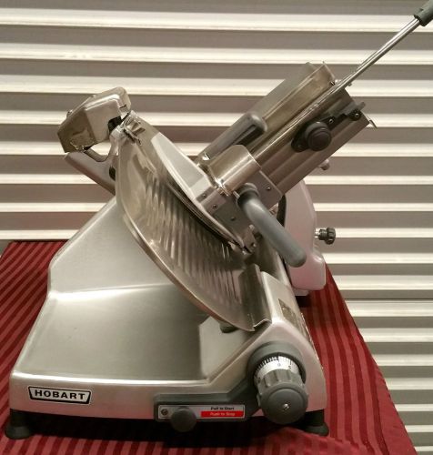 Hobart 2812 Manual 12&#034; Meat Cheese Slicer &amp; NEW Sharpener #2204 Commercial NSF