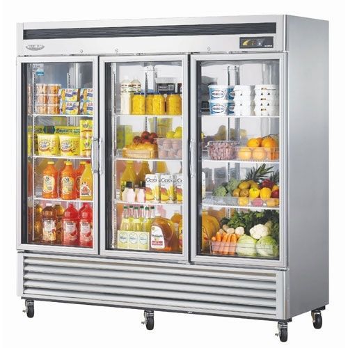 Turbo Air MSR-72G-3 - 82&#034; Glass Door Refrigerator - Maximum Series