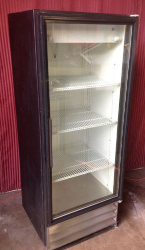 1 Glass Door Cooler True GDM-12 #1915 Commercial Reach In NSF Merchandiser Fridg