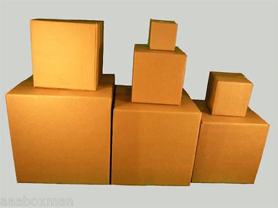 4 X 4 X 4 HEAVY DUTY BOXES SHIPPING STORAGE 25 AAABOXMAN FREE SHIPPING!