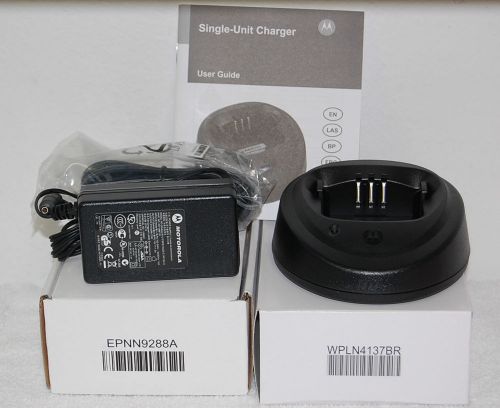 NEW OEM MOTOROLA CP200 PR400 CP200D XLS RAPID CHARGER WPLN4138 WPLN4137 EPNN9288