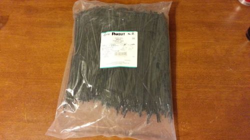 Panduit 11 3/8inch PAN-TY Black Weather Cable Ties 40lb PLT3I-M0 QTY-1000 -NEW-