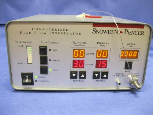 SNOWDEN PENCER 89-8600 COMPUTERIZED HIGH FLOW INSUFFLATOR  50 WATTS