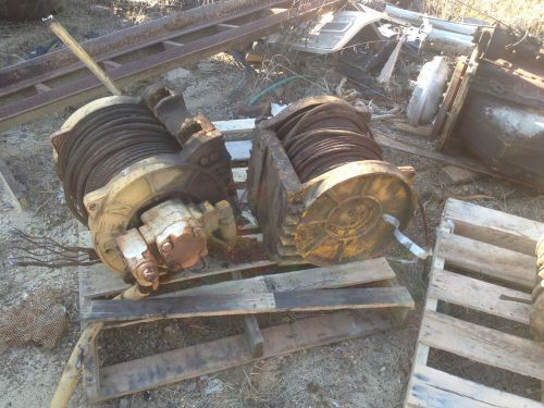 One (1) Used Braden Hydraulic Planetary Power Winch Line Reel Puller