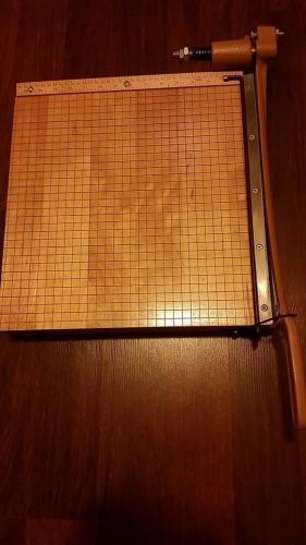 GBC Ingento 16&#034; x 16&#034; Wooden Paper Trimmer Cutter