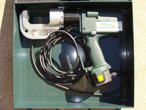 GREENLEE GATOR EK1240K CRIMPER w/ac adapter *xxxcond* NR