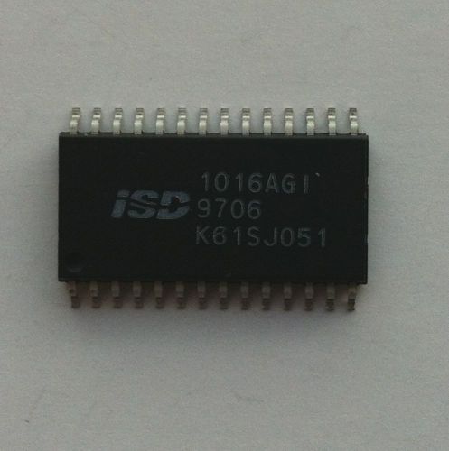 ISD1016AGI SINGLE-CHIP VOICE RECORD/PLAYBACK DEVICE SMD