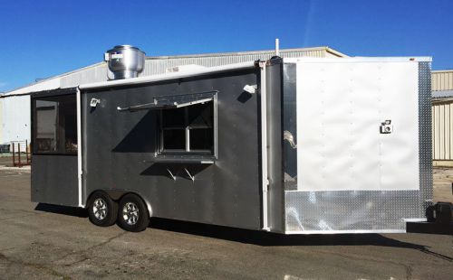 26&#039; Enclosed Concession Food Trailer / BBQ Trailer / Porch Trailer