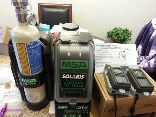 [2]ea. 4 gas solaris detectors and 1 galaxy automatic calibrator all used