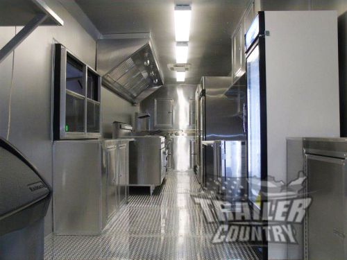 NEW 8.5X30 8.5 X 30 V-NOSED ENCLOSED CONCESSION FOOD VENDING BBQ TRAILER