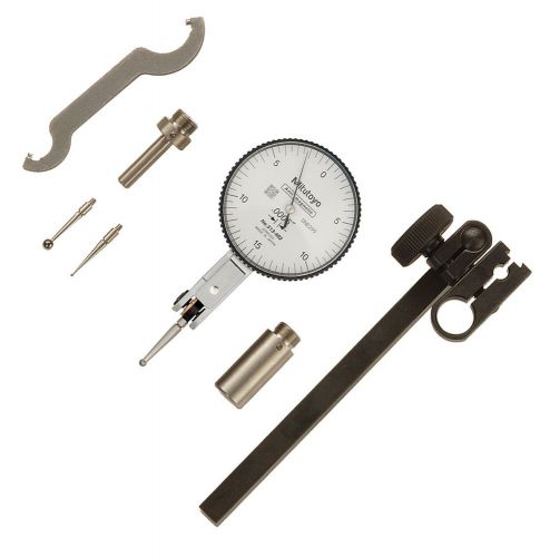 NEW Mitutoyo 513-402T, .0005&#034; X .030&#034; Horizontal Test Indicator Set, 0-15-0