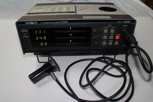 Minolta TV Color Analyzer II TV-2130  with Probe 108097