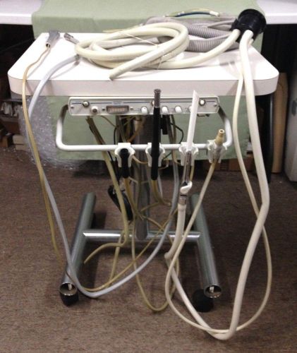 ESTRADA DENTAL - PORTABLE DENTAL CART (LOADED W/ ATTACHMENTS)