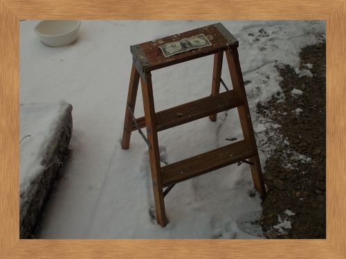 Vtg 2&#039; Keller Step Ladder w\3 Steps Good Sound Cond. Actual 23.25Hx12.25W SCARCE