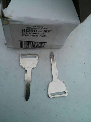 taylor by ilco key blanks hd90  hn90 honda civic lot of 20