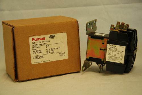 Furnas 42BE25AJ Definite Purpose Magnetic Contactor FL 30 RES 40 Amp 1P 120V