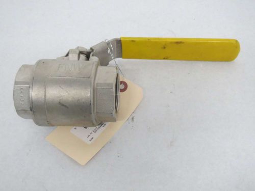 FNW 02814947 1500PSI-WOG STAINLESS THREADED 1-1/2 IN NPT BALL VALVE B355555