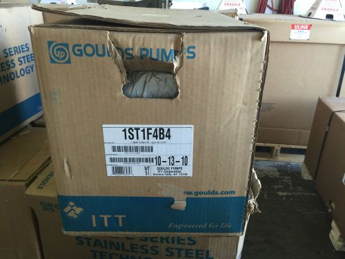 Goulds 1st1f4b4 npe series end suction 316l stainless steel centrifugal pump for sale