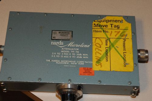 Narda Microline Model 791 FM Attenuator