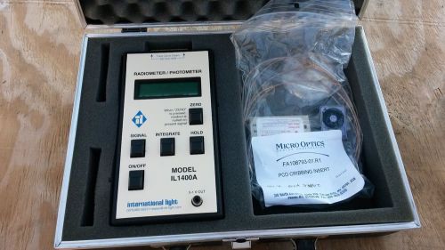 International Light Technologies IL1400A Photometer Radiometer IL1400