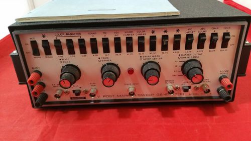 Heathkit SG-57A TV Post-Marker / Sweep Generator with Operation Manual FREE SHIP