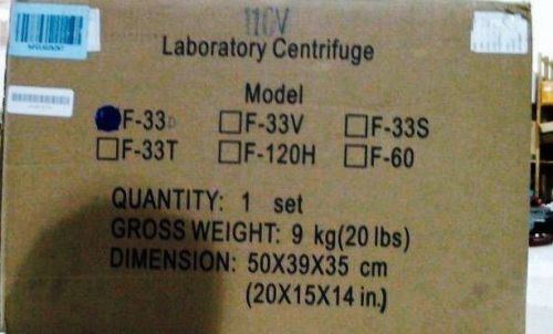 Champion Ample Scientific Variable Speed Digital F-33D Centrifuge 3300rpm 8x15ml