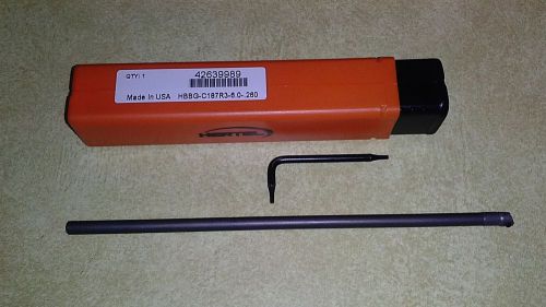 Hertel Indexable Boring Bar Minimum Bore Diameter (Decimal Inch): 0.2600 RH