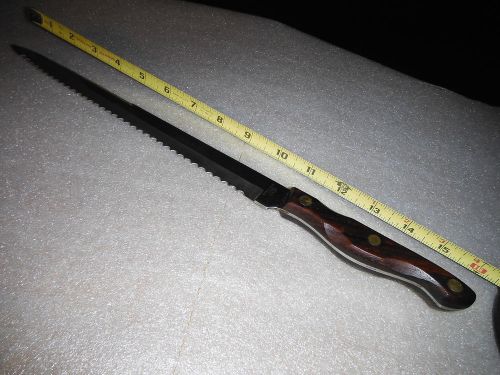 Chef Knife - Serrated - 16&#034; - Japan