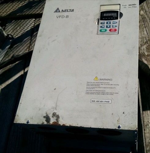 2 Delta VFD B DRIVES 40HP