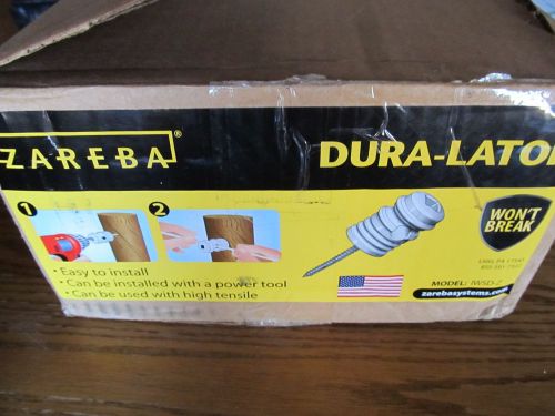 25 NEW Dura-Latro Zareba Wood Post Self-drilling Insulator White IWSD-Z