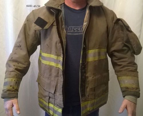 46x32 Jacket Coat Firefighter Bunker Fire Gear GLOBE GX-7