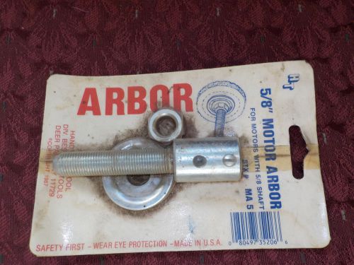 5/8&#034; Motor Arbor for Grinding, Buffing, Wire Wheels
