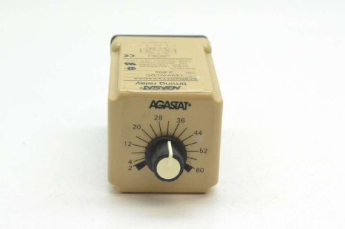 New agastat scbrx022xxadxa timing 2-60sec 120v-ac 28v-dc 10a amp relay d412532 for sale