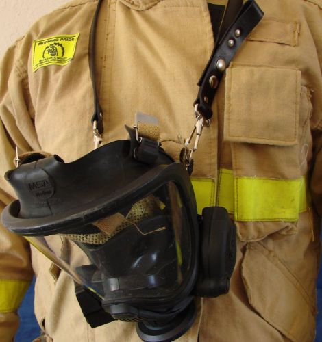 Sav-a-jake firefighter scba mask strap - top grain leather for sale