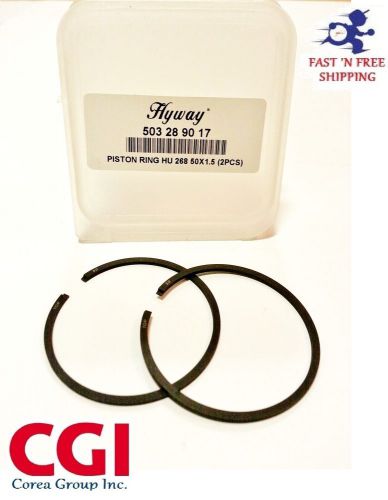 PARTNER K650 K700 / Husqvarna 268 PISTON RINGS 50mm x 1.5mm