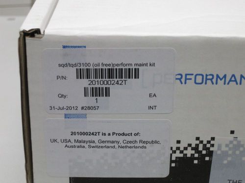 NEW Waters HPLC sqd/tqd/3100 OilFree PM Kit 201000242T Acquity Mass Spectrometer