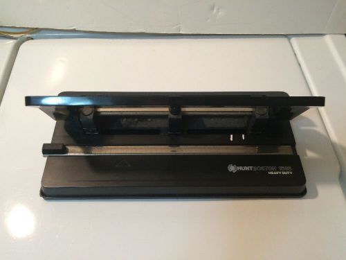 Heavy Duty 3 Hole Punch  Hunt Boston Model 1532 Very Good