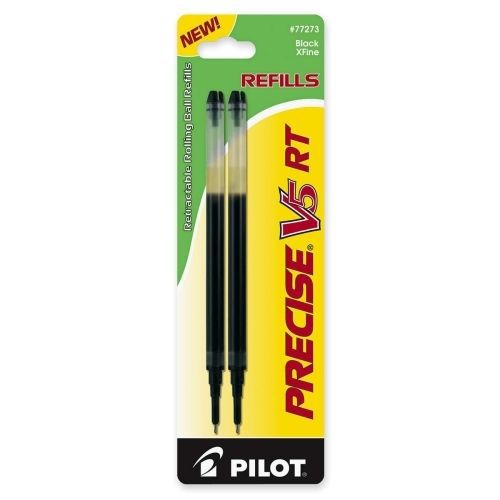 Pilot Precise V5RT Rolling Ball Refill - 0.50 mm - Black - 2 / Pack - PIL77273