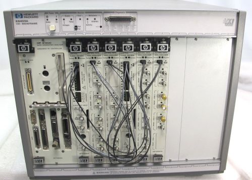 HP E8403A VXI MAINFRAME W/VXI MODULES