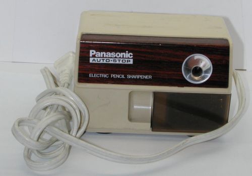 Vintage PANASONIC KP-110 Electric PENCIL SHARPENER Auto Stop Retro Office Art