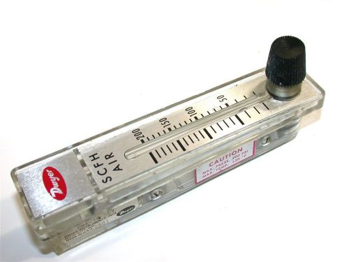 UP TO 3 DWYER RATE-MASTER FLOWMETER 20-200 SCFH AIR RMA-10-SSV