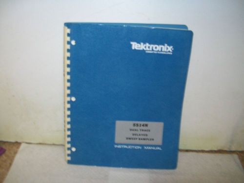 TEK 5S14N, INSTRUCTION MANUAL INCLUDING SCHMATICS