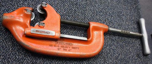 Used ridgid no.4-s heavy duty 2-4&#034; pipe cutter *great condition* for sale