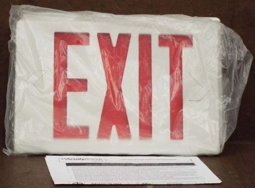 1 NEW LITHONIA EXR EL USPOM LED EXIT SIGN NIB *MAKE OFFER*