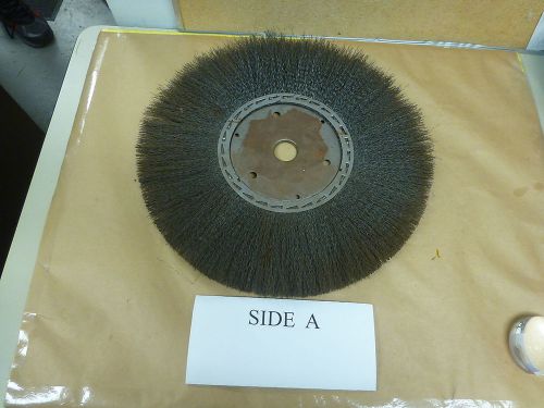 WIRE WHEEL 16&#034; DIAMETER x 1-1/4&#034; ARBOR .0118&#034; WIRE THICKNESS NEW/RUSTY $14.00