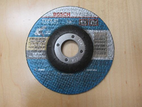 Bosch 7/8&#034; x 4-1/2&#034; x 5/32&#034; Pipeline Cutting/ Light Grinding Wheel 2610917902