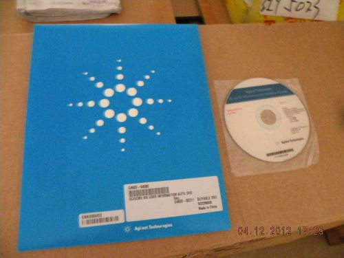 NEW G4600-64006 GC/GCMS HW USER INFORMATION &amp;UTIL DVD REV.G4600-60311 (ONLY DVD)