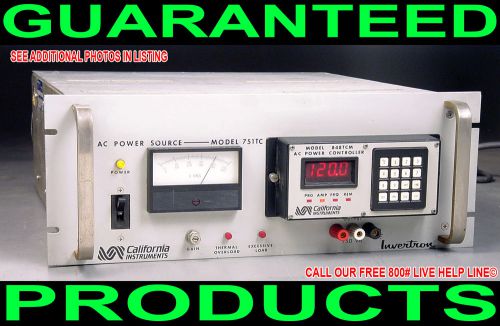 CALIFORNIA INSTRUMENTS 751TC DIGITAL VARIABLE AC POWER SUPPLY 0-260VAC 45HZ-5KHZ