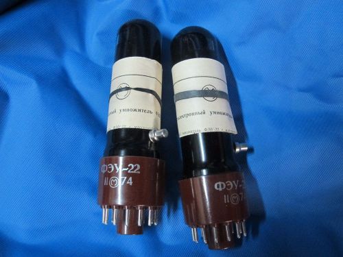 FEU-22 Photomultiplier Tube New Russian USSR Soviet Lot of 2